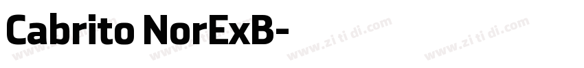 Cabrito NorExB字体转换 Cabrito NorExB字体转换